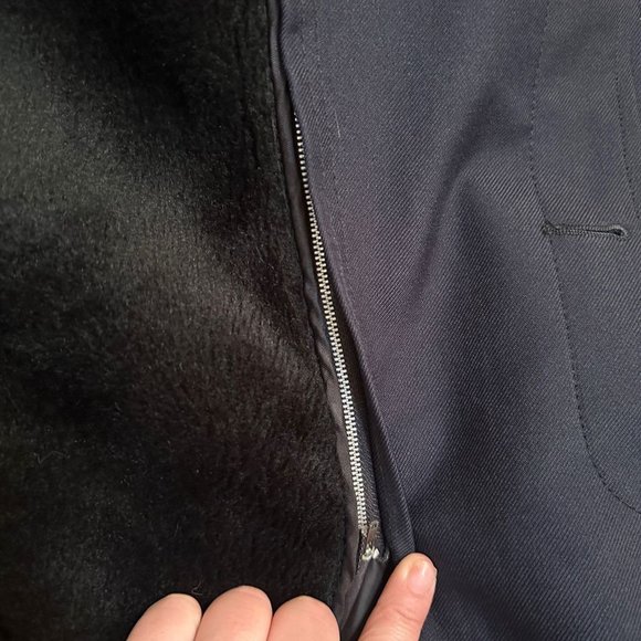 Clipper Mist Londontown Corp. Men's Overcoat All Weather Black Size 42 - Picture 5 of 9